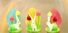 Sugar Minii Bunny Display Sugarmade Mini Bunnies and Tulips